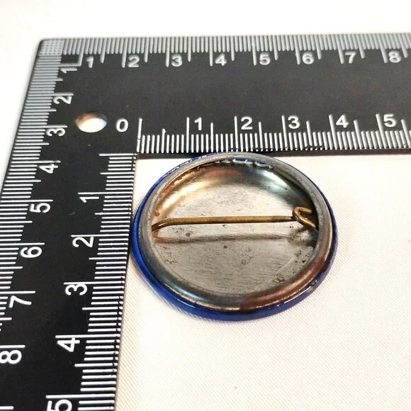 Goyim For Jesus Pinback Button Star Of David Jewish Pin Yiddish 1.5" Vtg 60s 70s - Picture 3 of 3